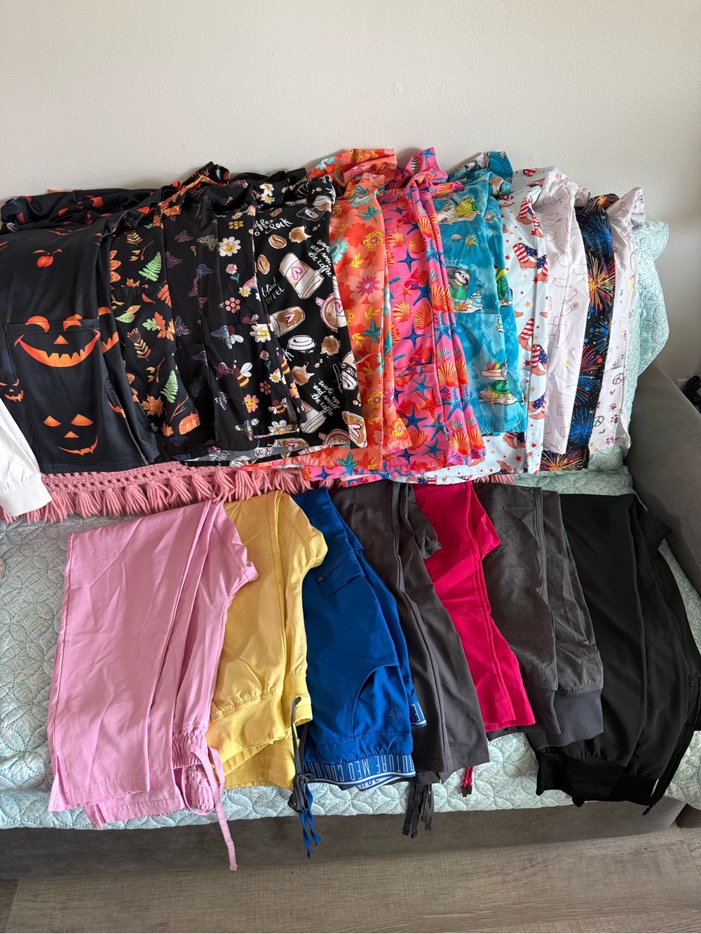 Lot of scrub tops & bottoms